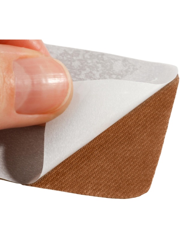 Набор заплаток для одежды 'Бежевый спектр', квадрат клеевые,4,3x4,3см,4 шт