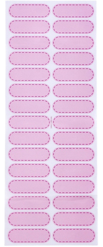 Набор термонаклеек для маркировки детских вещей 'Авокотик', 30 шт