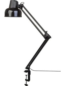 Светильник настольный Трансвит 'Бета' МС, Е27, 60Вт, на мет. струб. Черный