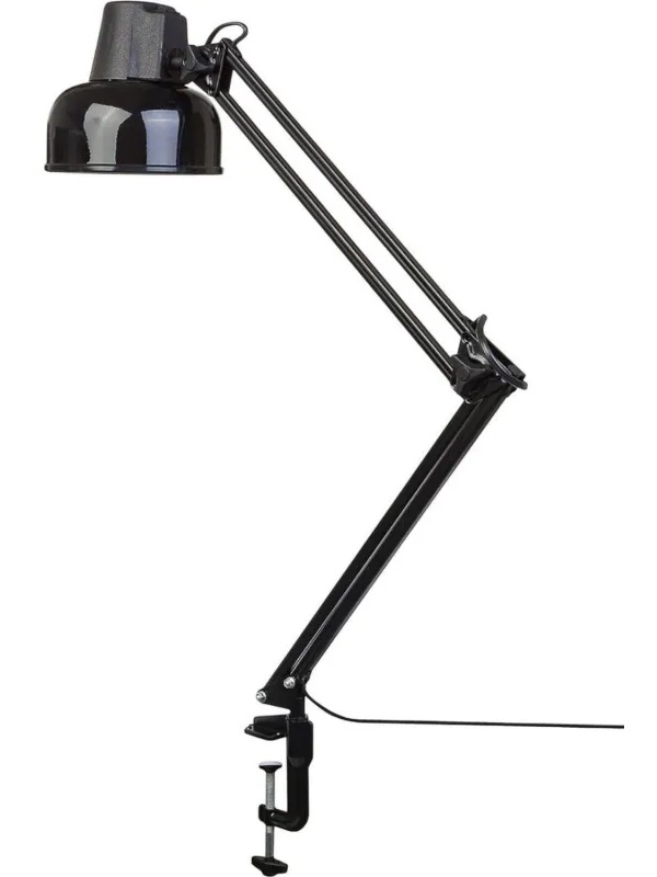 Светильник настольный Трансвит 'Бета' МС, Е27, 60Вт, на мет. струб. Черный