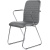 Стул UP_Echair Честер каркас хром кз серый
