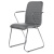 Стул UP_Echair Честер каркас хром кз серый