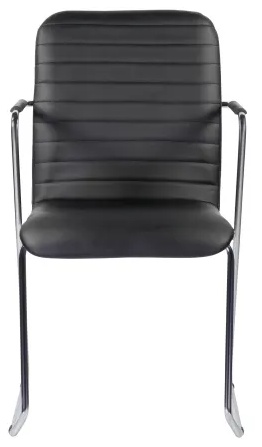 Стул UP_Echair Честер каркас хром кз черный