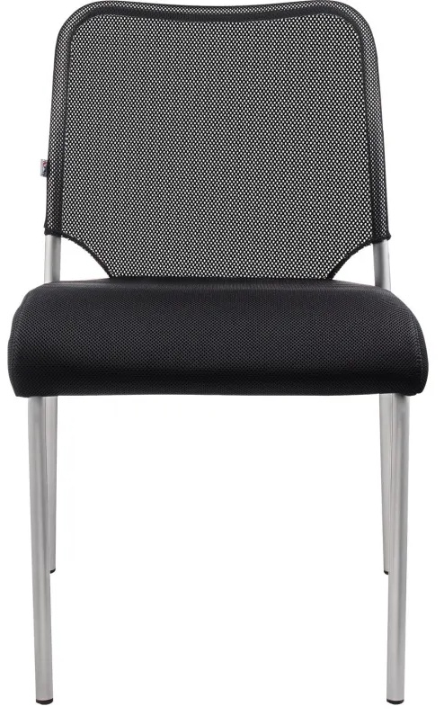 Стул UN_Amigo silver сиденье W/спинка T _ краска сетка ткань / черный