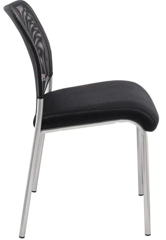 Стул UN_Amigo silver сиденье W/спинка T _ краска сетка ткань / черный