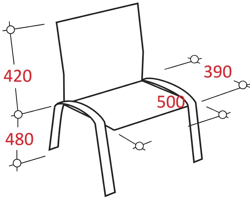 Стул UN_Amigo silver сиденье W/спинка T _ краска сетка ткань / черный
