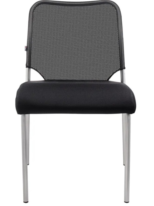 Стул UN_Amigo silver сиденье W/спинка T _ краска сетка ткань / черный