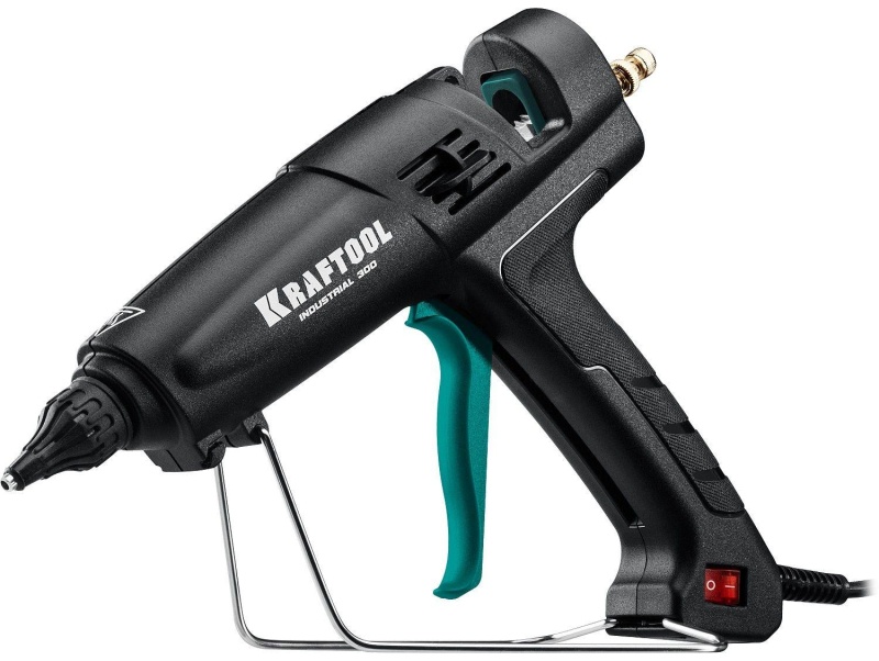 Пистолет клеевой терм.электр.KRAFTOOL Industrial 300 d11-12мм 45г/мин 06842