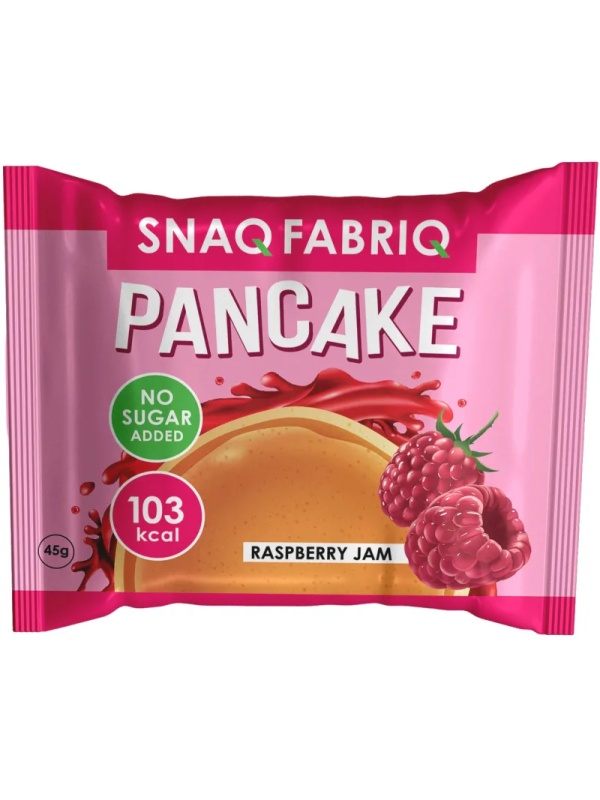 Печенье панкейк SNAQ FABRIQ с начинкой Малиновый джем без сах, 45г