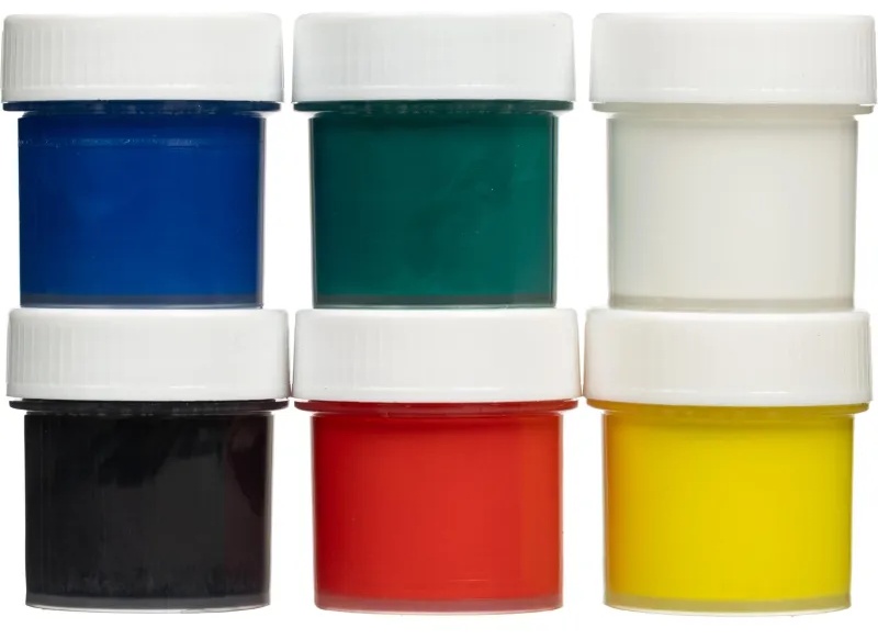 Краски акриловые КЛАССИКА, 6 цв. по 20 мл Акрк-001 набор