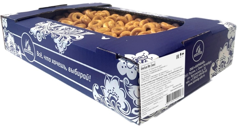 Сушки мини Невская Сушка Чип & Полинка с луком, ТВ-кор, 1кг