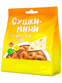Сушки мини Невская Сушка со вкусом сыра, 130г