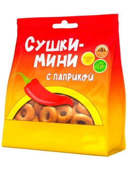 Сушки мини Невская Сушка с паприкой, 130г