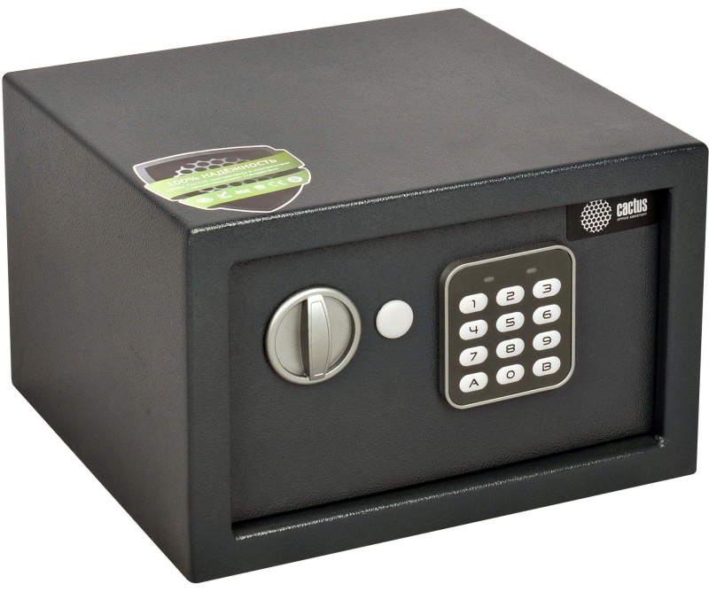 Сейф мебельный Cactus CS-SF-E18 черн,взломостойкий, э.замок, 200x280x250