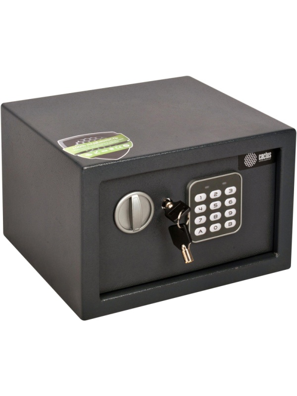 Сейф мебельный Cactus CS-SF-E18 черн,взломостойкий, э.замок, 200x280x250