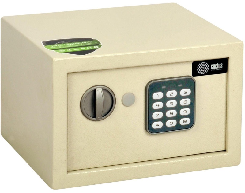 Сейф мебельный Cactus CS-SF-E18L бел.,взломостойкий, э.замок, 200x280x250