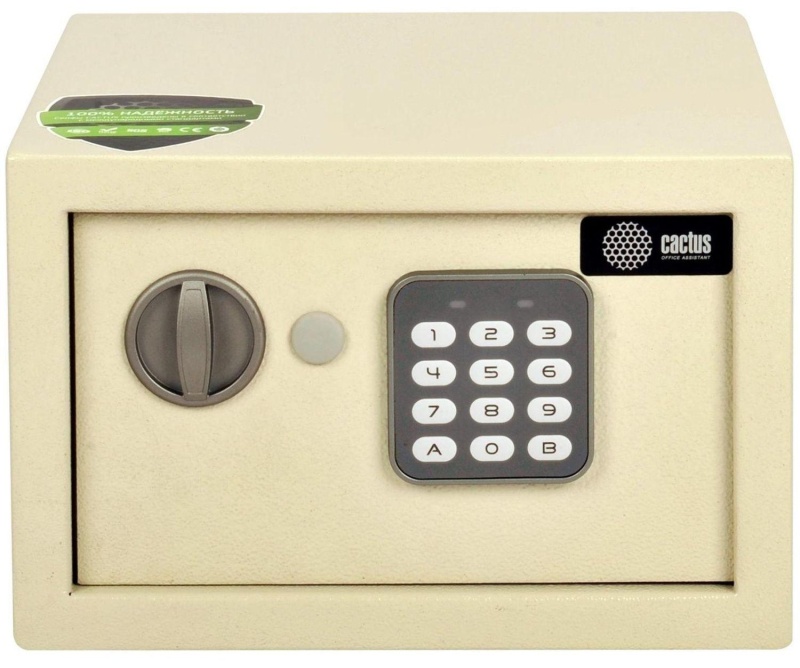 Сейф мебельный Cactus CS-SF-E18L бел.,взломостойкий, э.замок, 200x280x250