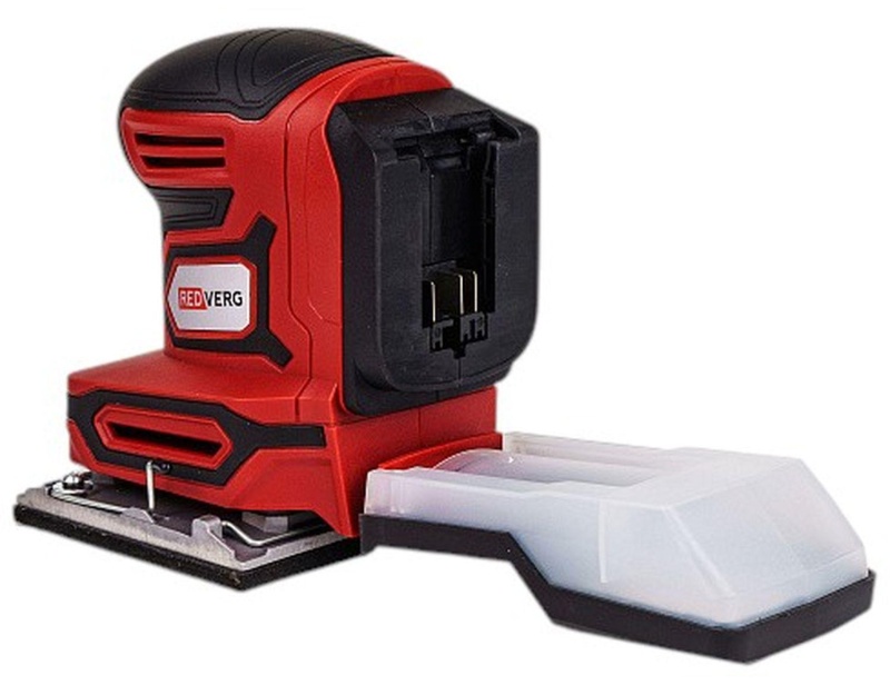 Шлифмашина плоско-шлифовальная аккум. REDVERG RD-SG18/U (без акк, без з/у)