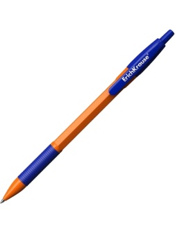 Ручка шариковая автомат. ErichKrause R-301,  дш.0,7, цв.черн. синий, 46762