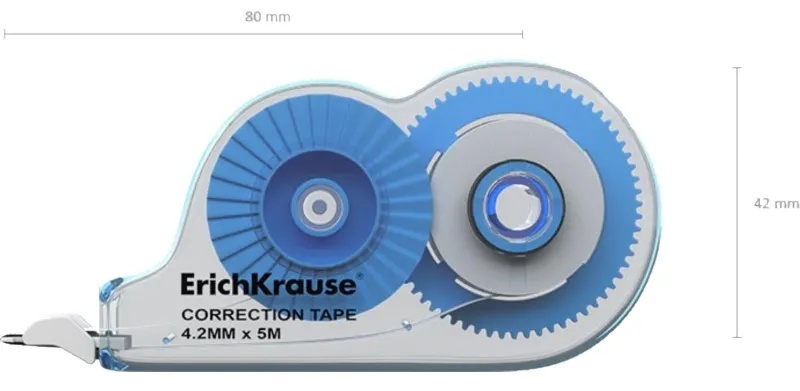 Корректирующая лента ErichKrause Arctic white, 4.2мм х 5м, 21885