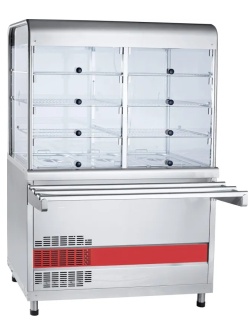 Прилавок витрина холодильный Abat АСТА(М) ПВВ(Н)-70 КМ-С-02-НШ вся нерж