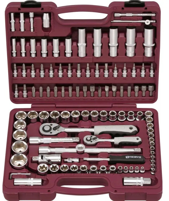 Набор инструмента универсальный 1/4, 1/2DR, 108 предметов TS108