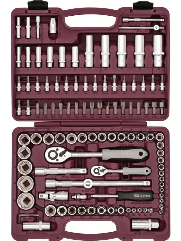 Набор инструмента универсальный 1/4, 1/2DR, 108 предметов TS108