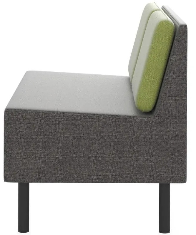 Модуль прямой 0MX_ТF_М27 Select 2-М, ткань рогожка серый/зеленый