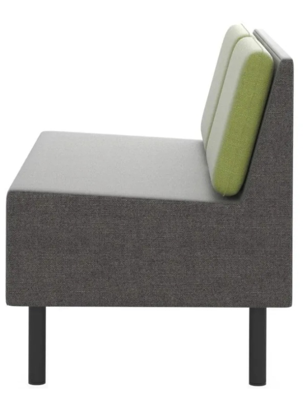 Модуль прямой 0MX_ТF_М27 Select 2-М, ткань рогожка серый/зеленый