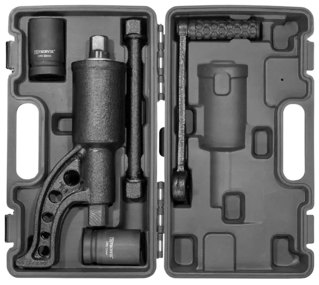 Гайковерт ручной механический 1DR и головки торц 1DR 32 мм, 33 мм, LSW2