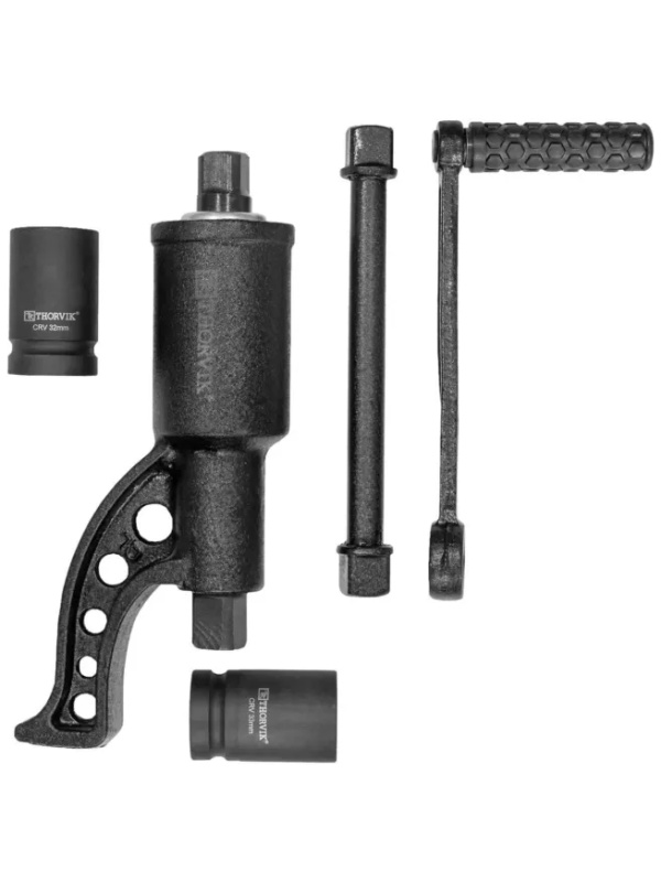 Гайковерт ручной механический 1DR и головки торц 1DR 32 мм, 33 мм, LSW2