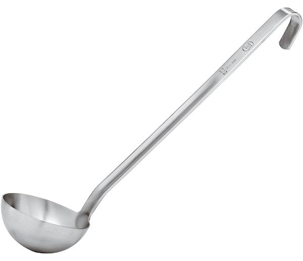 Половник;сталь нерж.;80мл;D=65,H=30,L=370мм;металлич.