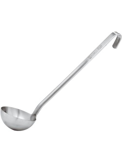 Половник;сталь нерж.;80мл;D=65,H=30,L=370мм;металлич.