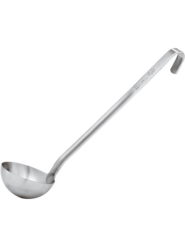 Половник;сталь нерж.;80мл;D=65,H=30,L=370мм;металлич.