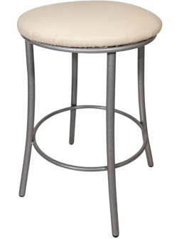 Табурет MKM_Экстра 18 ваниль крап/хром