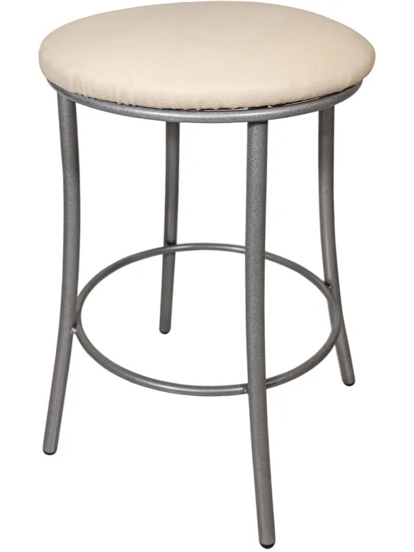 Табурет MKM_Экстра 18 ваниль крап/хром