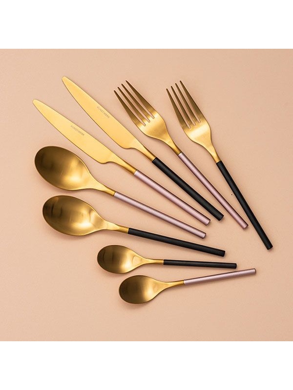 Чайная ложка «Дистрикт Блэк Голд Мэтт» - 14,5 см.