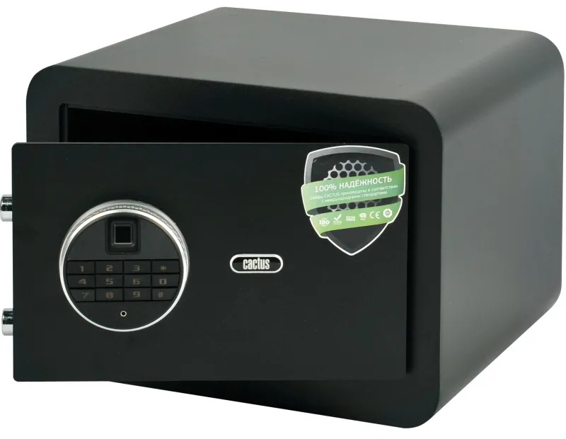 Сейф мебельный Cactus CS-SF-F25 черн,взломостойкий, э.замок, 250х350х300