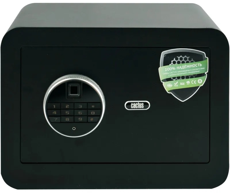 Сейф мебельный Cactus CS-SF-F25 черн,взломостойкий, э.замок, 250х350х300