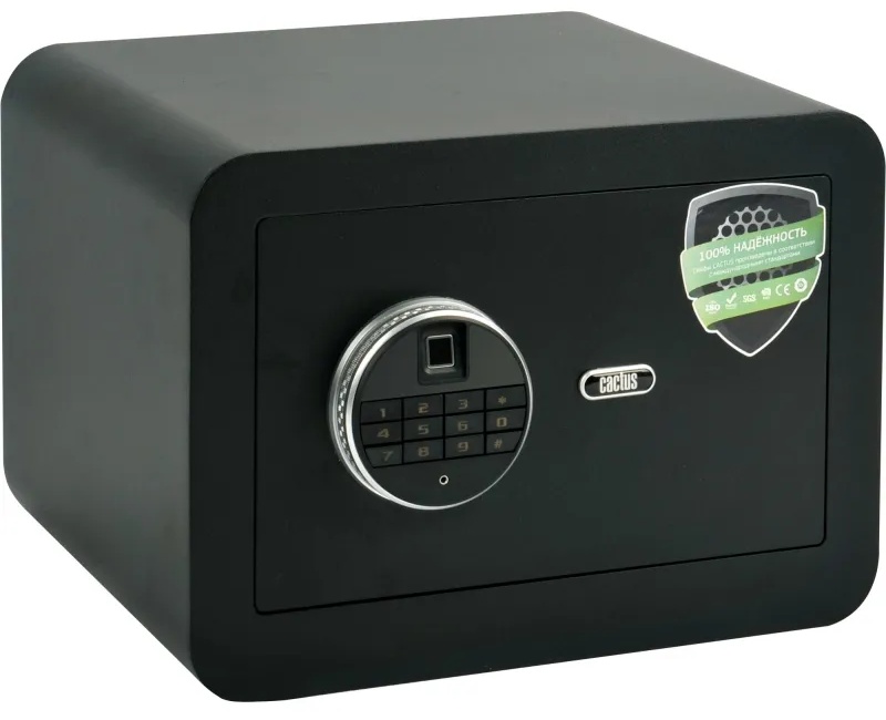 Сейф мебельный Cactus CS-SF-F25 черн,взломостойкий, э.замок, 250х350х300