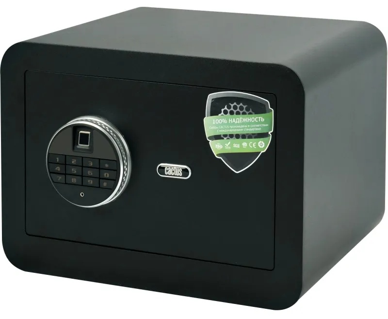 Сейф мебельный Cactus CS-SF-F25 черн,взломостойкий, э.замок, 250х350х300