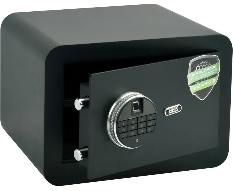 Сейф мебельный Cactus CS-SF-F25 черн,взломостойкий, э.замок, 250х350х300
