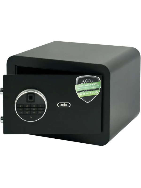 Сейф мебельный Cactus CS-SF-F25 черн,взломостойкий, э.замок, 250х350х300