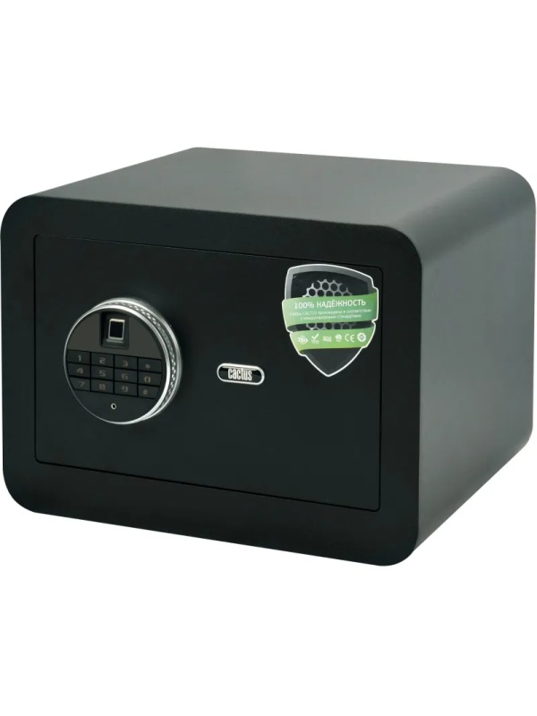 Сейф мебельный Cactus CS-SF-F25 черн,взломостойкий, э.замок, 250х350х300