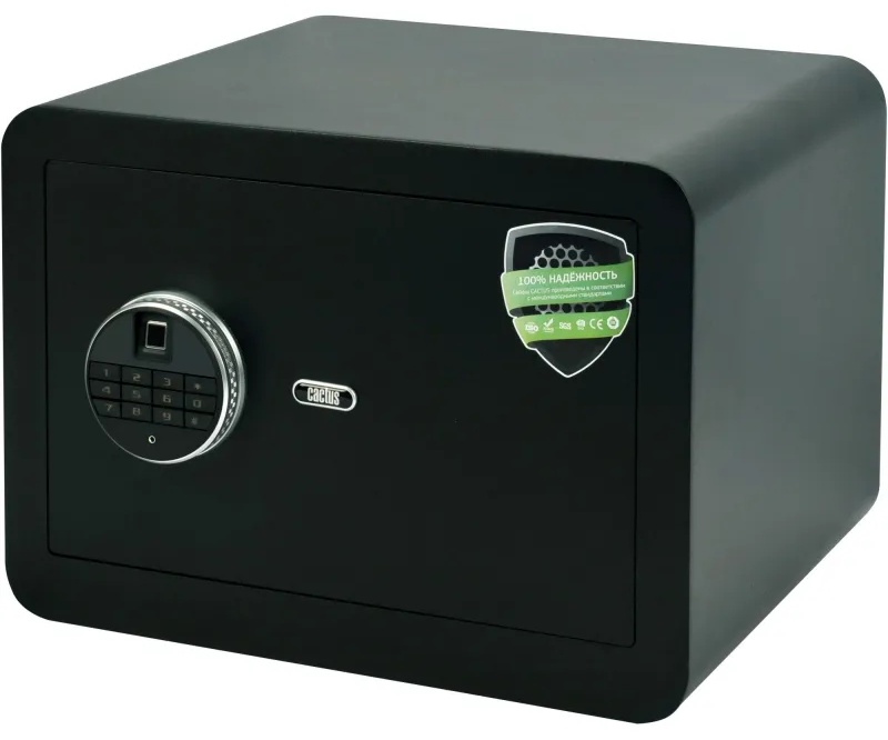 Сейф мебельный Cactus CS-SF-F30 черн,взломостойкий, э.замок, 300х420х350