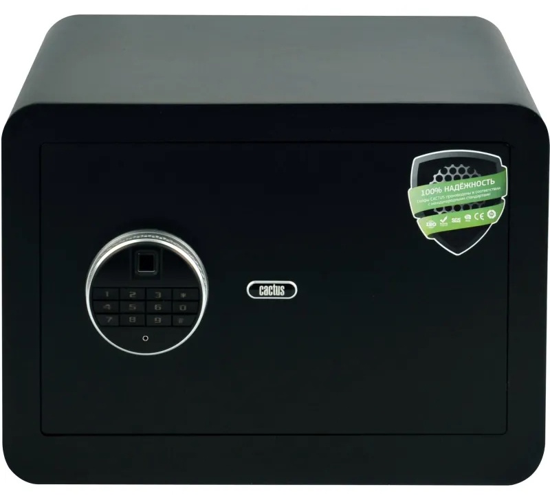 Сейф мебельный Cactus CS-SF-F30 черн,взломостойкий, э.замок, 300х420х350