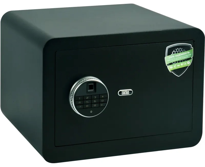 Сейф мебельный Cactus CS-SF-F30 черн,взломостойкий, э.замок, 300х420х350