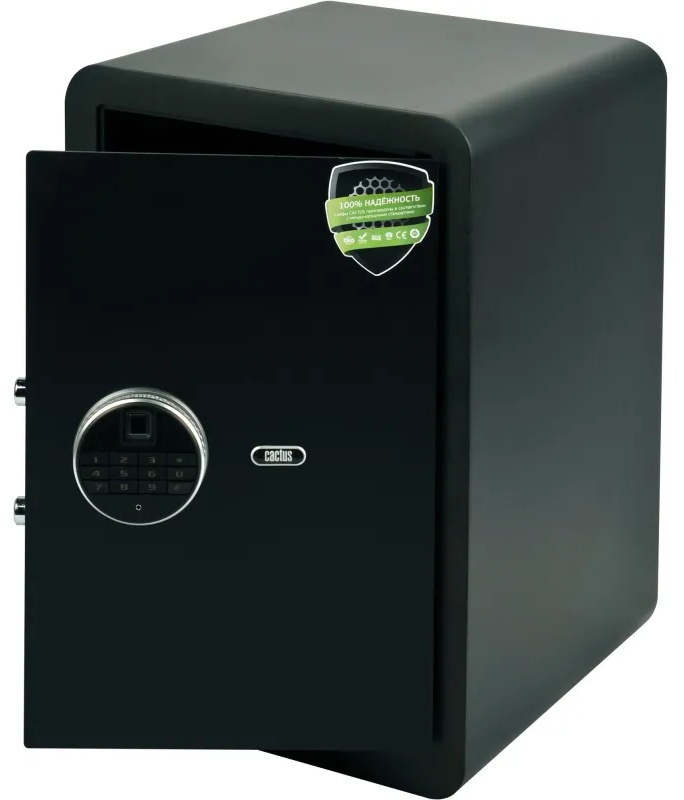 Сейф мебельный Cactus CS-SF-F50 черн,взломостойкий, э.замок, 500х350х350