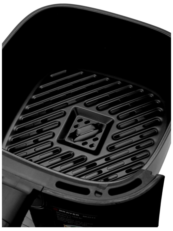 Аэрогриль BRAYER 2033BR,1350 Вт,6л,t.200С,съем.реш.таймер,LCD-дисп,8 прогр