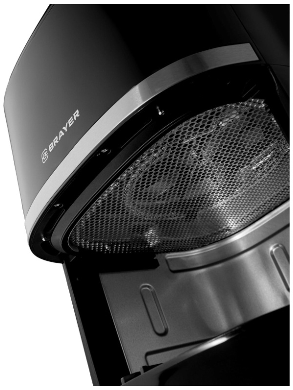 Аэрогриль BRAYER 2033BR,1350 Вт,6л,t.200С,съем.реш.таймер,LCD-дисп,8 прогр